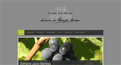 Desktop Screenshot of domainejackymarteau.fr